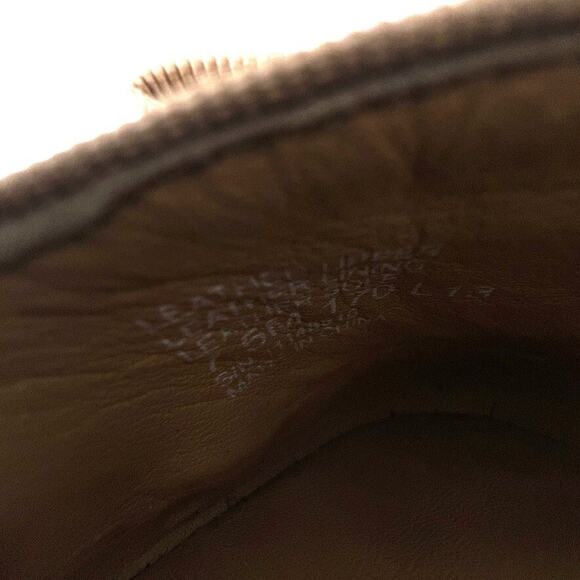 Tory Burch Trudy Flat Tan Patent Leather 7.5 Ballet Bow Logo Classic Neutral - Picture 16 of 16